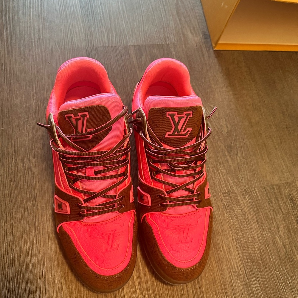 Louis Vuitton Trainer Pink & Brown